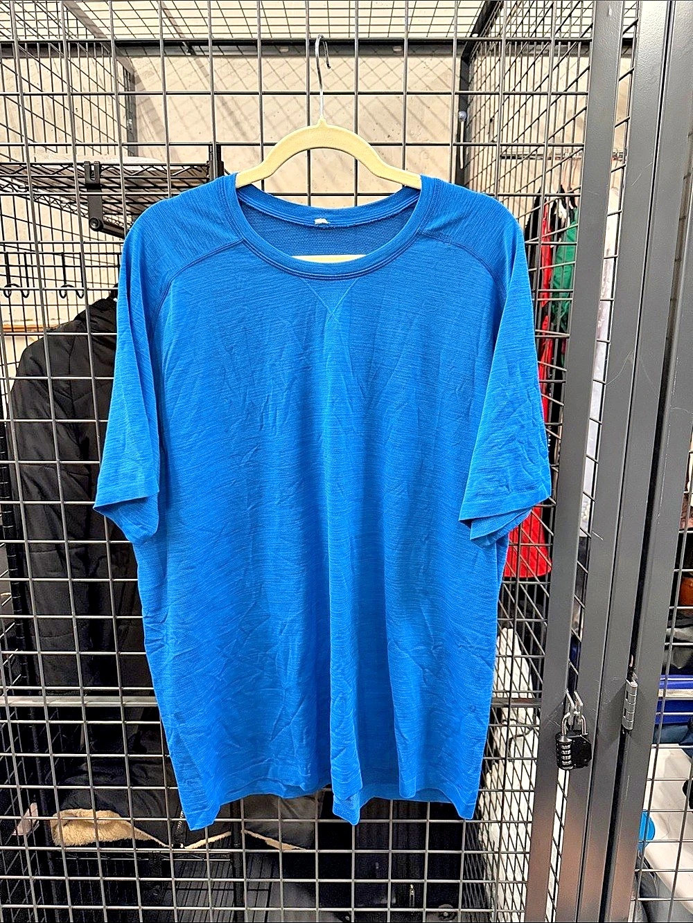 lululemon Tech Short-Sleeve Shirt Blue